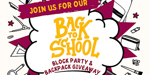Image principale de Council Member Williams' Back to School Block Party