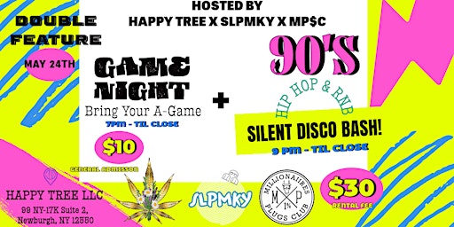 Double Play: Game Night & Silent Disco Bash primary image