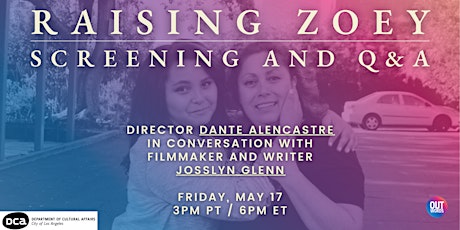 Raising Zoey - online screening and talkback