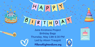 Imagem principal do evento June Kindness Project- Birthday Bags