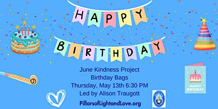 Primaire afbeelding van June Kindness Project- Birthday Bags