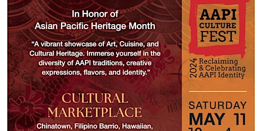 Hauptbild für AAPI Culture Fest 2024, Denver: Tai Chi and Kung Fu Celebration  at 1:00 PM