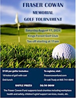 Hauptbild für Fraser Cowan Memorial Golf Tournament