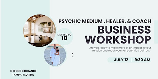Imagem principal do evento Tampa Psychic Medium Healer Business Workshop