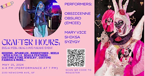 Crafter Hours: Drag Love Parade event with special drag performances primary image