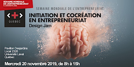 Initiation et cocréation en entrepreneuriat - Design Jam primary image