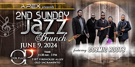 Immagine principale di 2nd SUNDAY JAZZ BRUNCH (A.P.EX) featuring COSMIC ROOTS 