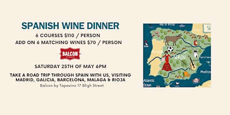 SPANISH WINE DINNER -FLAVOURS OF SPAIN