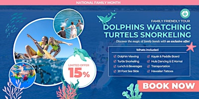 Imagen principal de [15% OFF] Hawaii Dolphins and You Snorkeling Tour