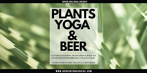 Imagem principal do evento Plants, Yoga, & Beer at Bierstadt Lagerhaus