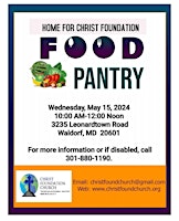 Hauptbild für May Food Pantry and Clothing Giveaway