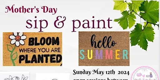 Mother's day sip & paint primary image