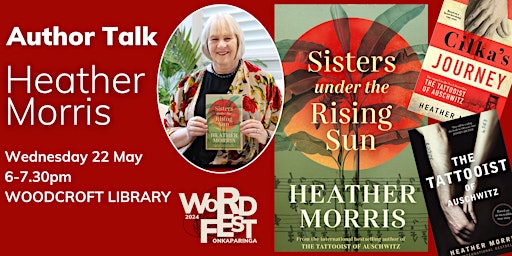 Heather Morris- Author Talk- Woodcroft Library  primärbild