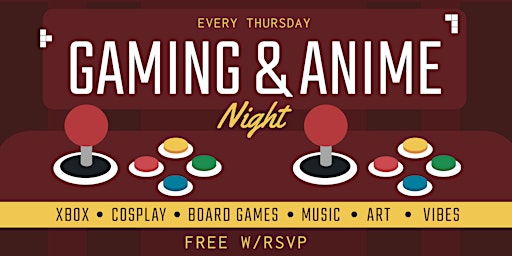 Gaming & Anime Night primary image