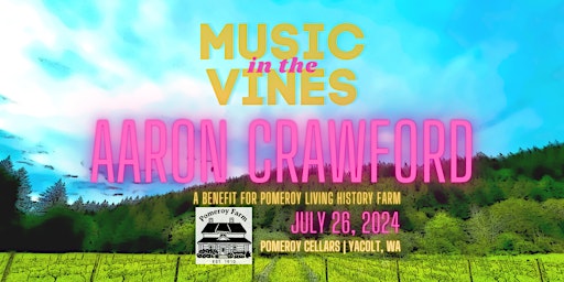 Imagem principal do evento Music in the Vines w/ Aaron Crawford
