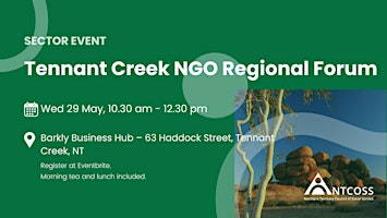 Tennant Creek NGO Regional Forum primary image
