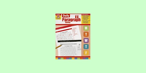 Imagen principal de Download [ePub]] Daily Paragraph Editing, Grade 8 Teacher Edition by Evan-Moor Educational Publishin