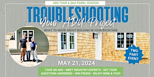 Imagem principal do evento Troubleshooting Your ADU Project: Home Tour & Panel Event