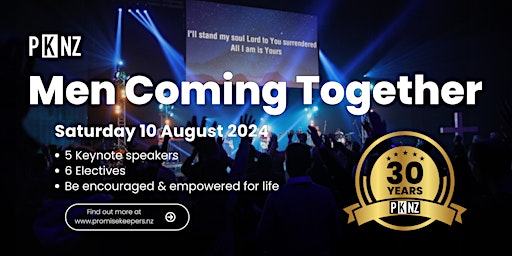 Imagen principal de PKNZ Men Coming Together Event on Saturday 10 Aug 2024