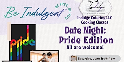 Primaire afbeelding van Date night- Pride Edition! All are welcome! (Cooking Class)