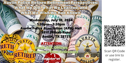 APROA Retiree Retirement Perspectives Seminar primary image