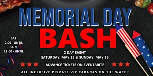 The Bar 34 Memorial Day Bash primary image