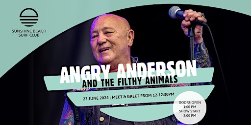 Imagem principal do evento Angry Anderson & The Filthy Animals