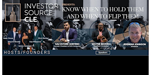 Imagem principal de Investor Source CLE Presents: Know When To Hold Em and When To Flip EM