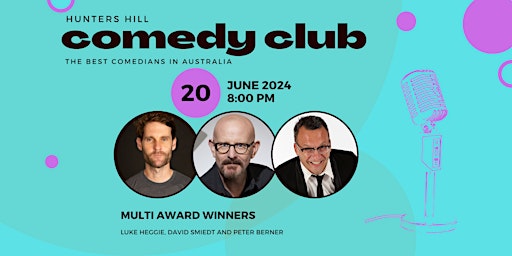 Imagem principal do evento Hunters Hill Comedy Club - Australia's Best Comedians