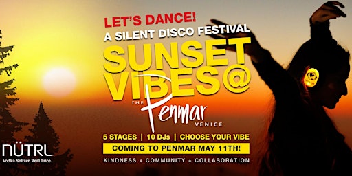 SUNSET VIBES SILENT DISCO  @  THE PENMAR / VENICE primary image