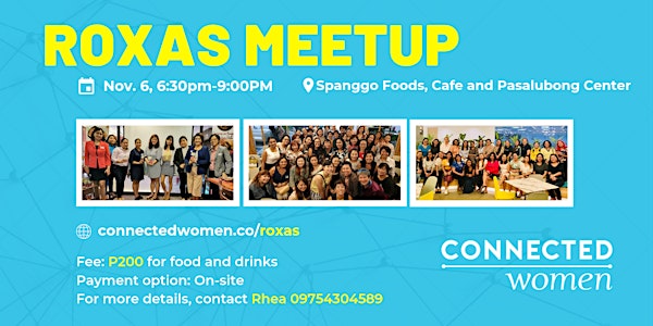 #ConnectedWomen Meetup - Roxas City (PH) - November 6