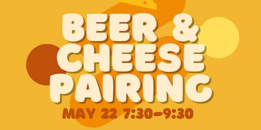 Imagem principal do evento Beer + Cheese Pairing with Rorschach Brewery