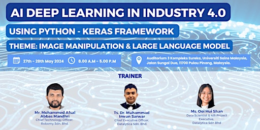 Imagem principal do evento AI Deep Learning In Industry : Using Python - Keras Framework