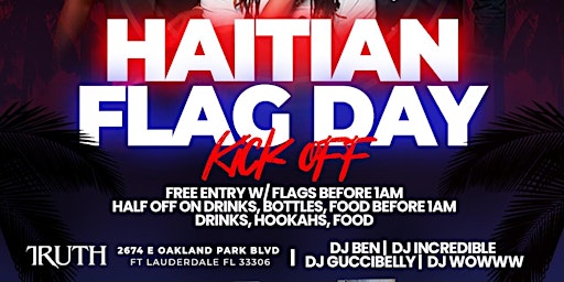 Primaire afbeelding van Haitian Flag Day Kickoff Party