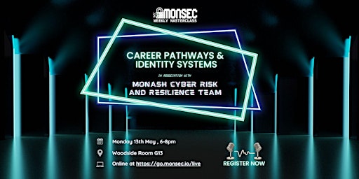 Imagem principal do evento Career Pathways and Identity systems - Monsec Masterclass