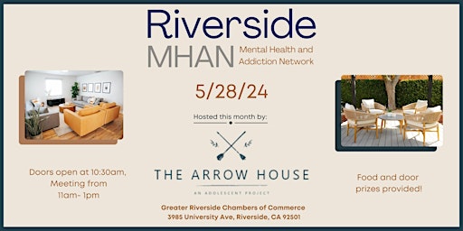 Riverside MHAN- Monthly Behavioral Health Networking Event  primärbild