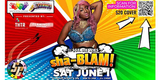 Sonoma County Pride's sha-BLAM! - Holding Out For A Hero! Pride After-Party primary image