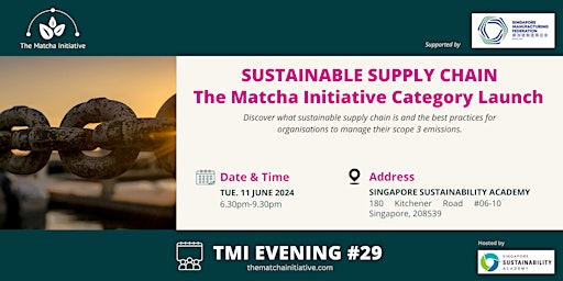 Imagem principal de Sustainable Supply Chain: The Matcha Initiative Category Launch