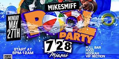 Memorial Day Miami Pool Party primary image