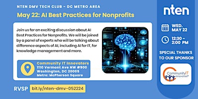 Hauptbild für May 22: AI Best Practices for Nonprofits