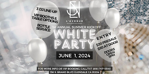 Summer Kick Off White Party primary image