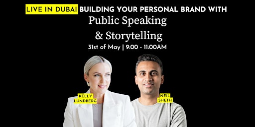 Imagem principal do evento Building Your Personal Brand with Public Speaking & Storytelling