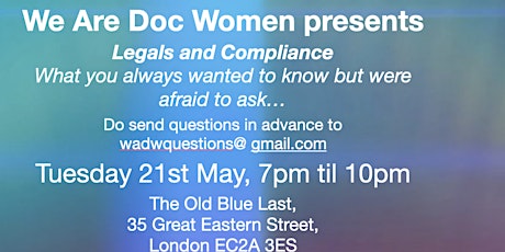 We Are Doc Women Presents a Legal and Compliance Q and A
