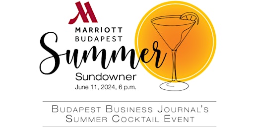Imagen principal de Budapest Business Journal's Summer Sundowner