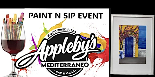 Imagem principal do evento Paint n Sip n Eat @ Appleby’s Mediterraneo Bar & Grill