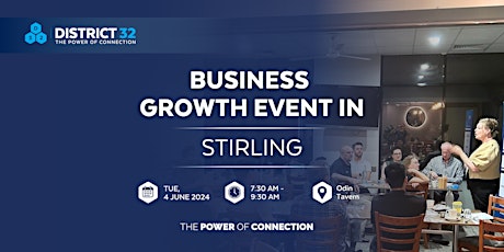 District32– Business Networking Perth- Stirling (Balcatta)  - Tue 04 June