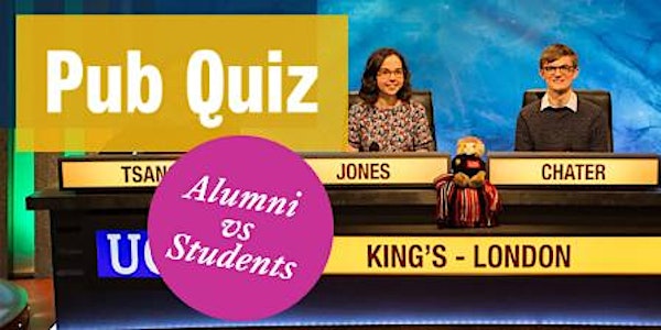 Alumni vs Students Pub Quiz