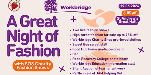 Workbridge: A Great Night of Fashion (featuring upcycled, sustainable and high street fashion) primary image