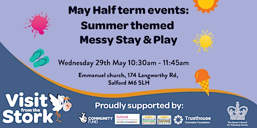 Primaire afbeelding van May Half Term Messy Stay & Play Session