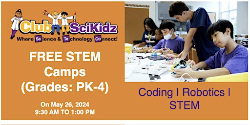 Free STEM Camp | Mountain View | Club Scikidz of Silicon Valley primary image